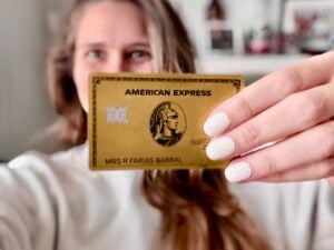 Beta holding the Amex Gold